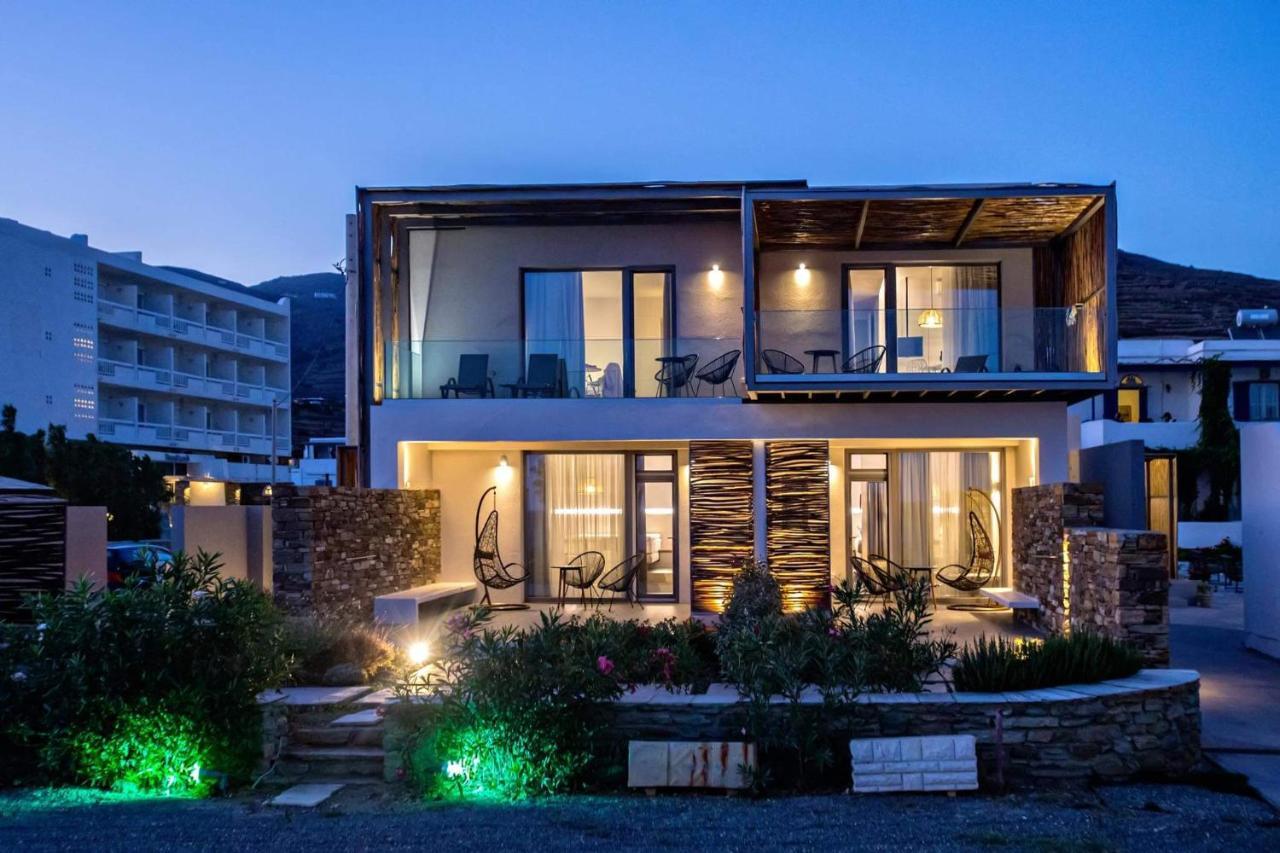 Seaside Tinos Apartment Kionia Bagian luar foto