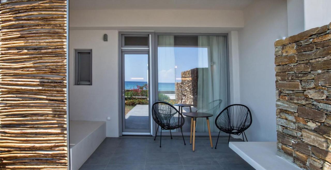 Seaside Tinos Apartment Kionia Bagian luar foto