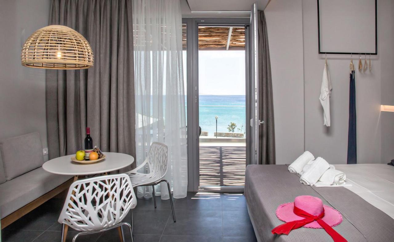 Seaside Tinos Apartment Kionia Bagian luar foto